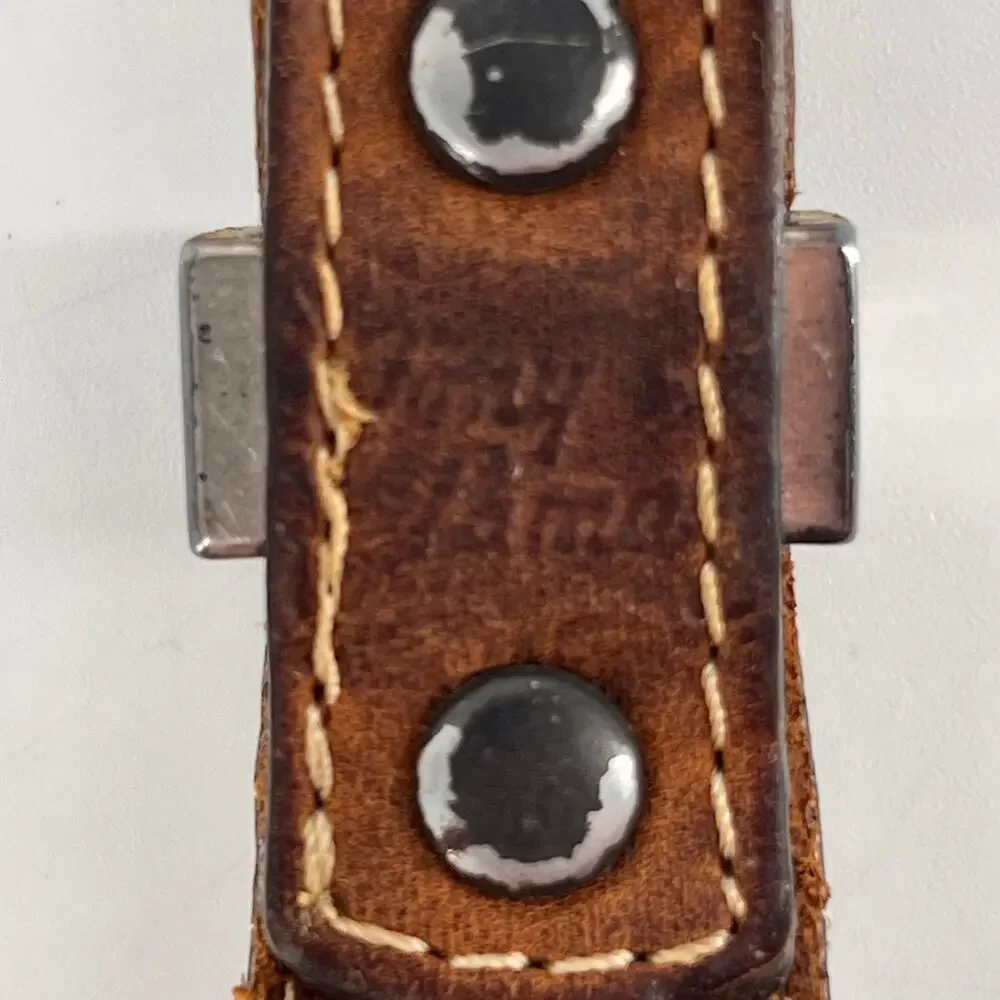 Tony Lama Vintage Tan Leather Western Belt Size 40